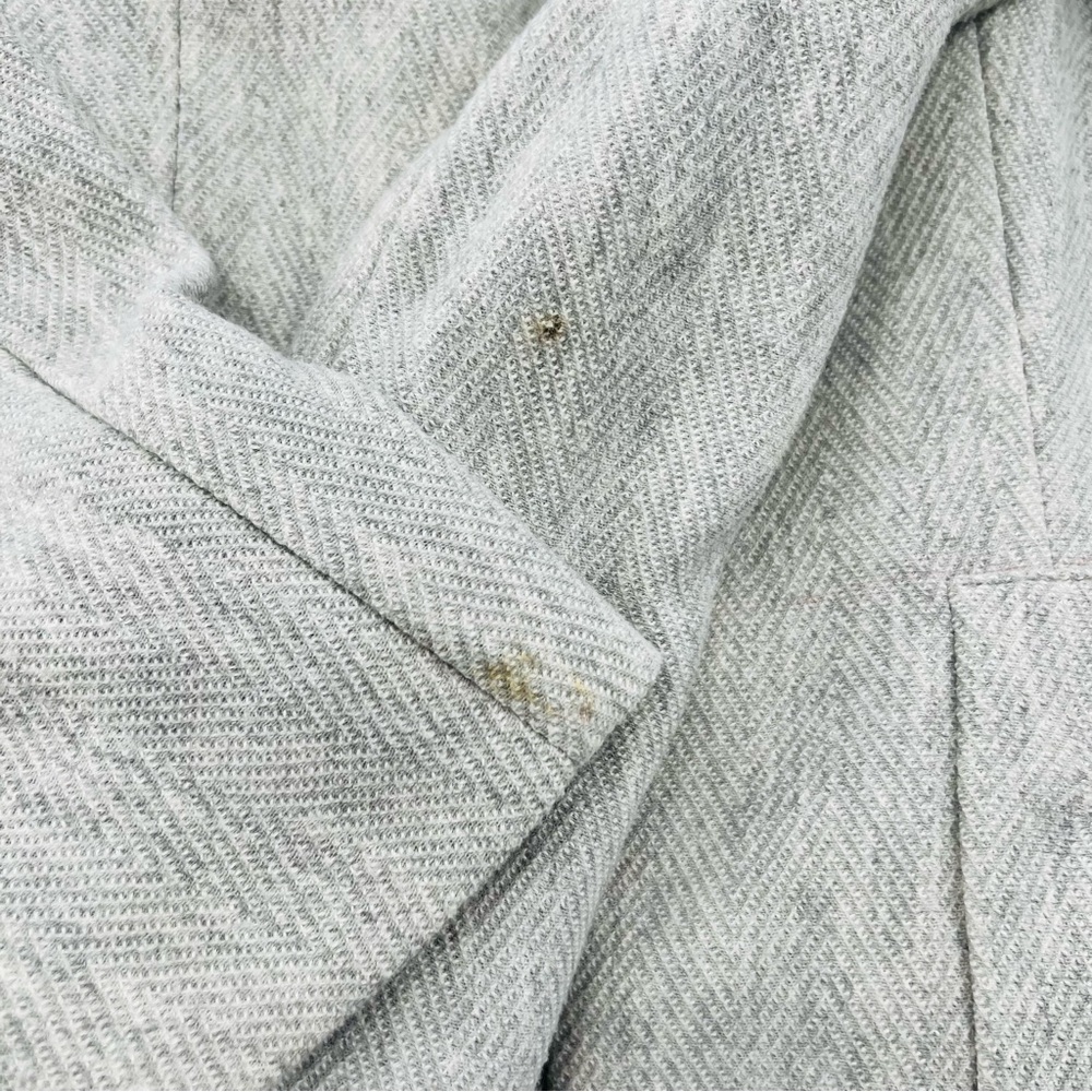 Zara Basic Longline Blazer Jacket Mid Length XS G… - image 4